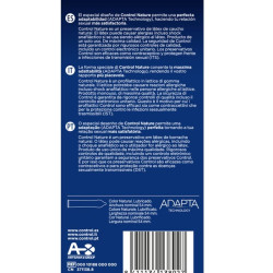 Control - Préservatifs Adapta Nature 6 Unités